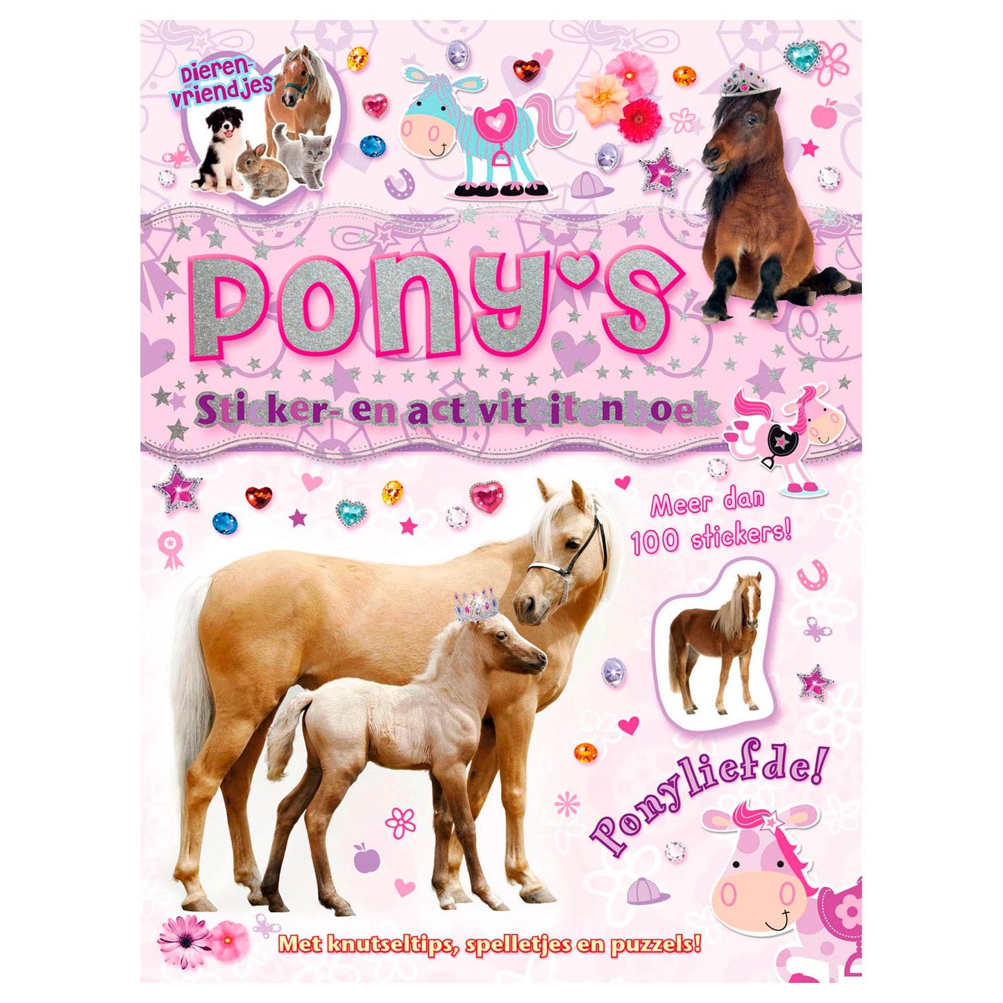 Rebo editori Animali Friends Ponies Sticken Activity Book