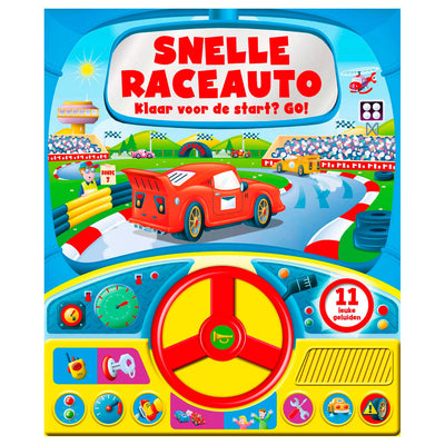 Libro de sonido Coche de carreras rápidas