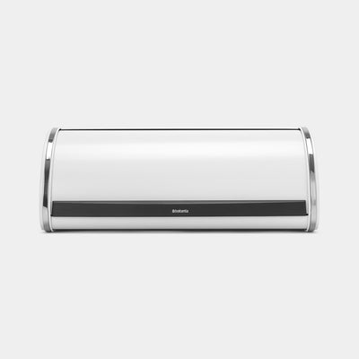 Contenedor de pan de brabantia con tapa deslizante blanca