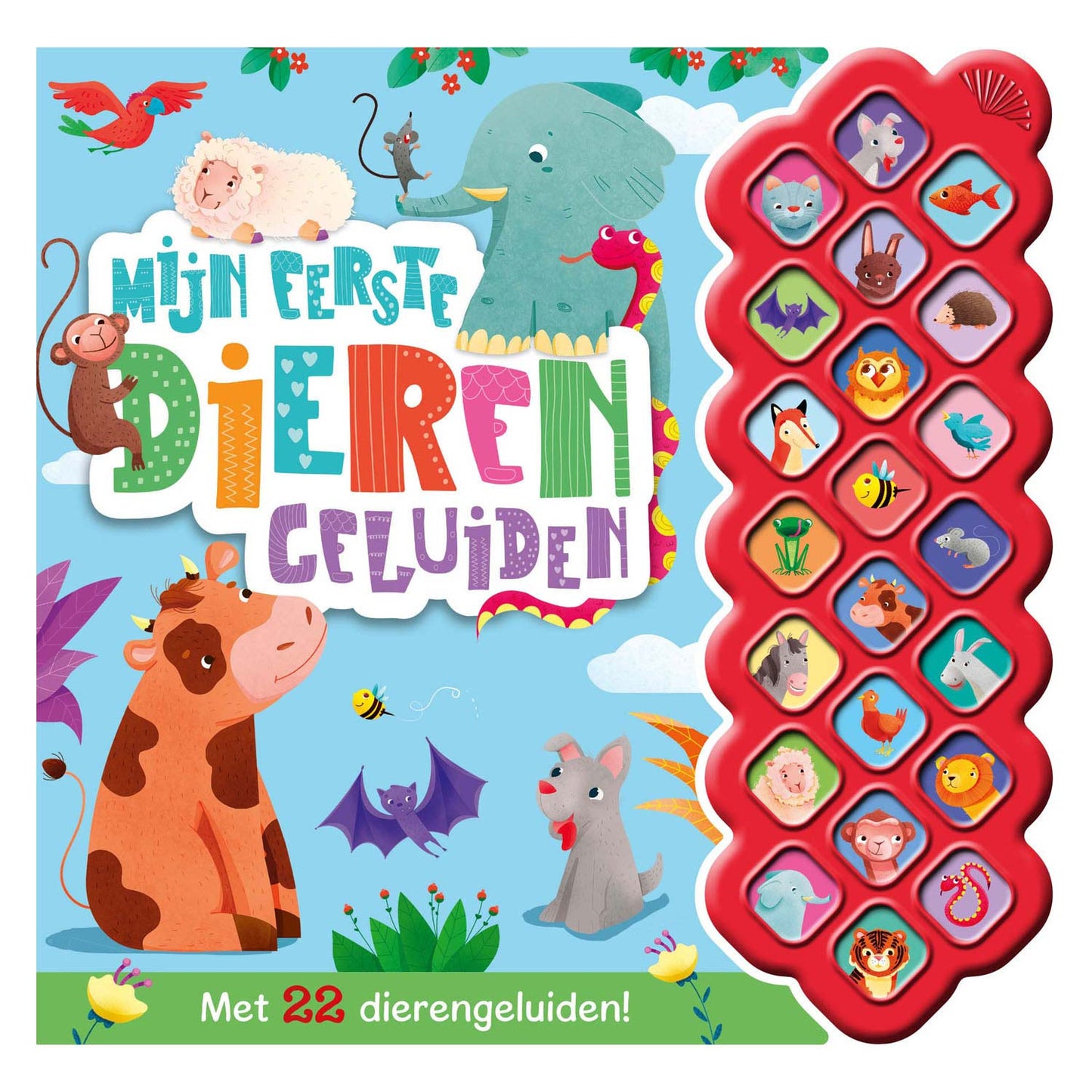 Rebo publishers geluidenboek mijn eerste dierengeluiden (22 geluiden!)