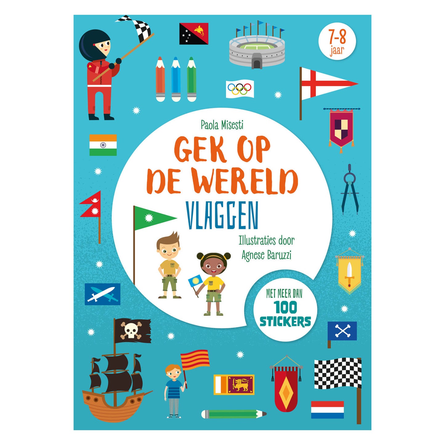 Rebo publishers vlaggen gek op de wereld