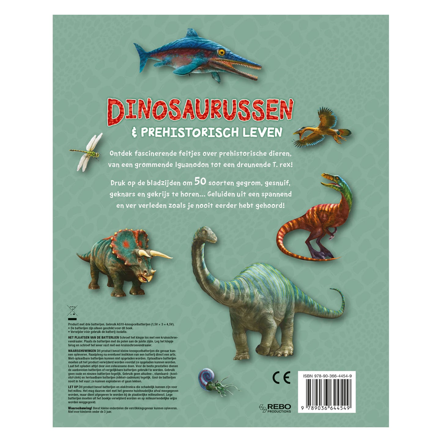 Rebo editori sound book Dinosaurus Prehistorie