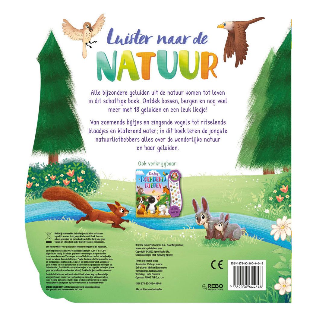 Rebo Publishers Sound Book Listen to Nature