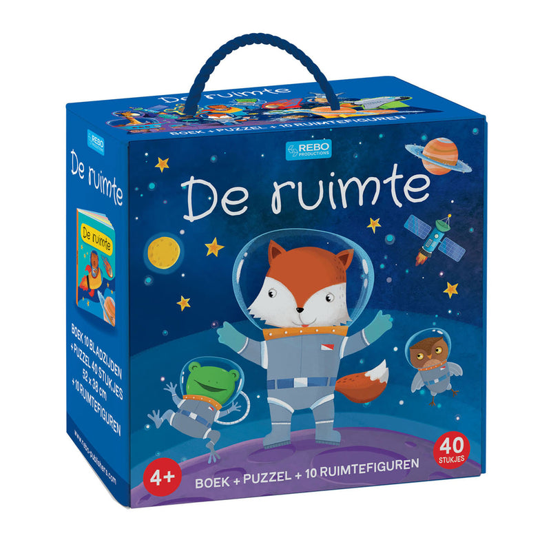 Rebo editori il libro dello spazio e il puzzle, 10 figure