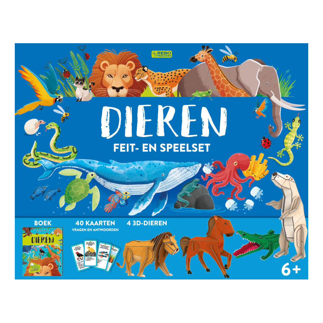 Rebo editori Dieren Facts Play Set