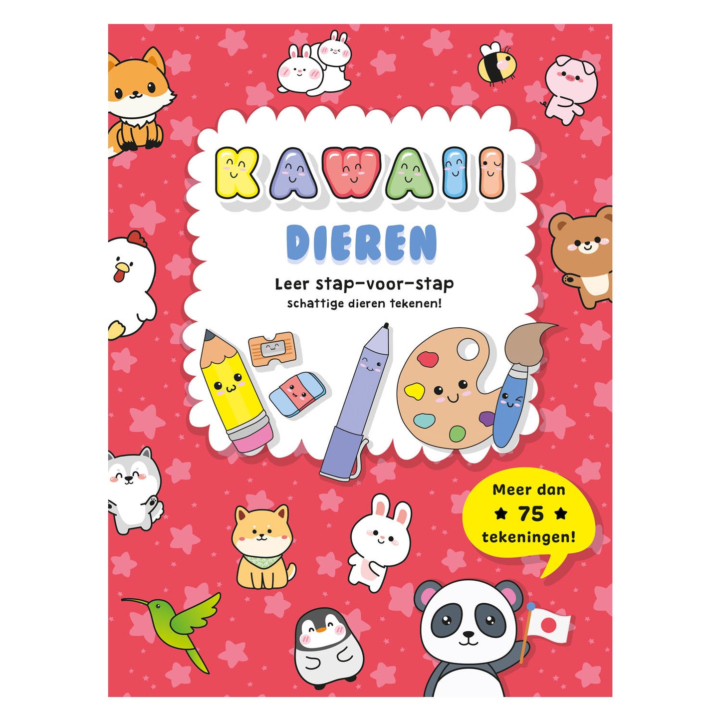 Los editores de rebo kawaii animales aprenden a dibujar paso a paso