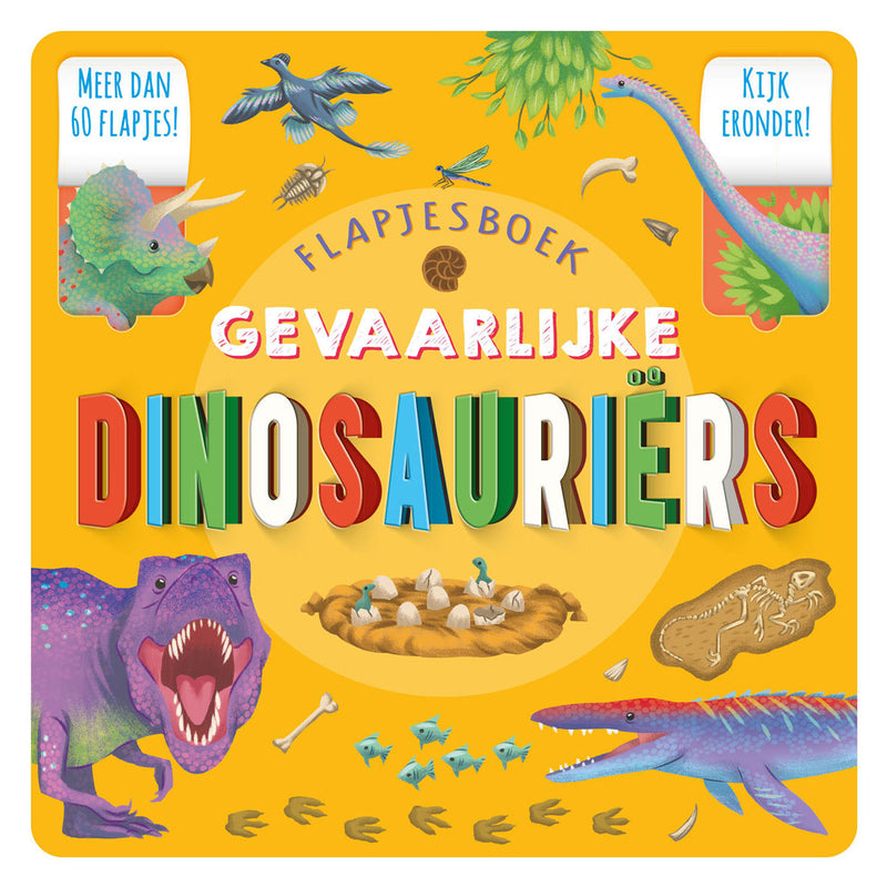 Rebo editori pericolosi dinosauri flapjesboek