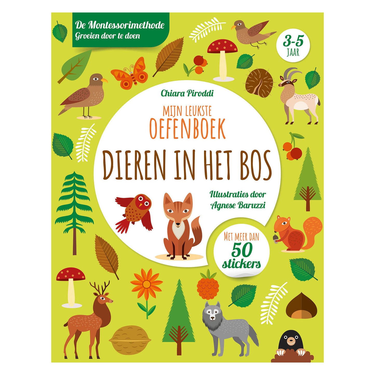 Rebo editori animali nel libro degli esercizi della foresta
