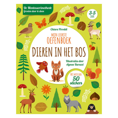 Rebo editori animali nel libro degli esercizi della foresta