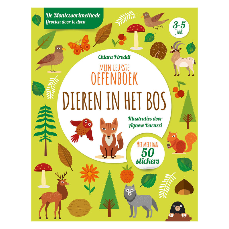Rebo editori animali nel libro degli esercizi della foresta