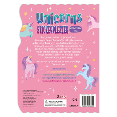 Rebo publishers unicorns sticker fun sticker book