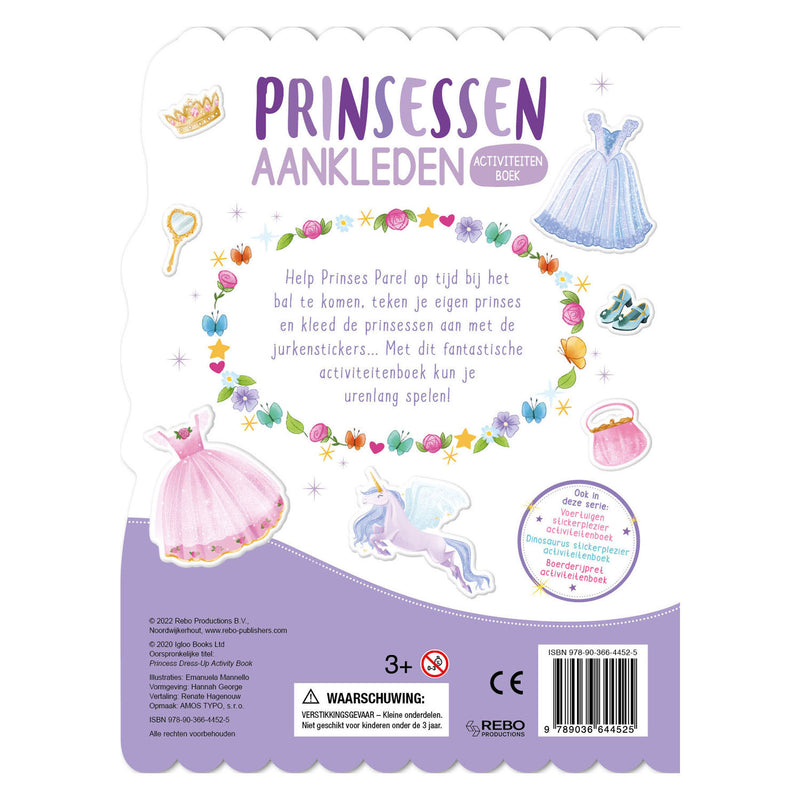 Rebo publishers prinsessen stickerplezier stickerboek