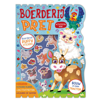 Rebo Publishers Farm Fun Sticker Pleasure Stickerboek