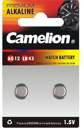 Camelion Battery V12GA LR43 (2 pezzi)