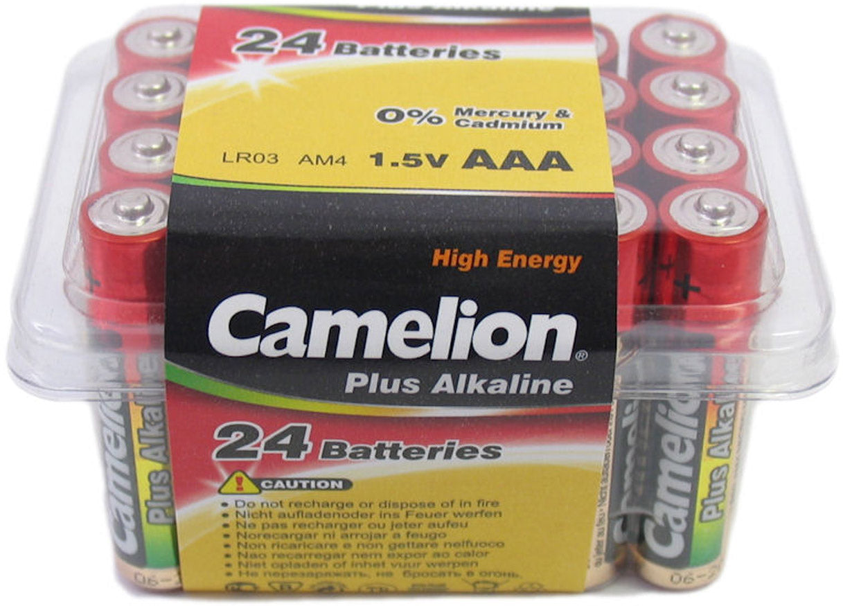 Battery Sales Europe Plus alkaline aaa lr03 batterij box 24 stuks