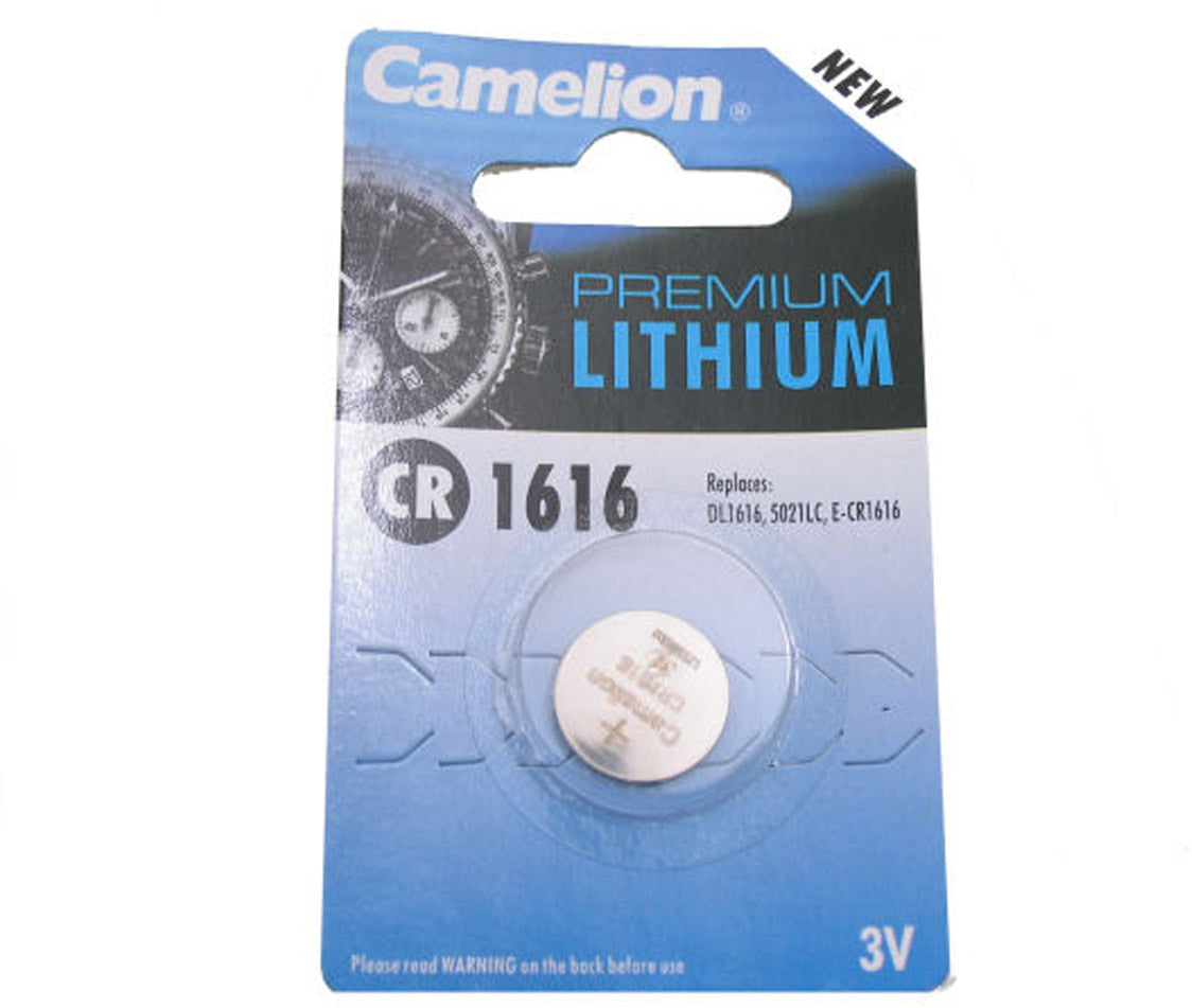 Camelion Button Cell CR-1616 3V Lithium (paquete colgante)