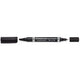 Rotulador permanente staedtler lumicolor permanente duo 348 negro