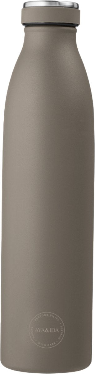 Aya ida - botella para beber - termo - botella de agua - 750 ml - madera flotante