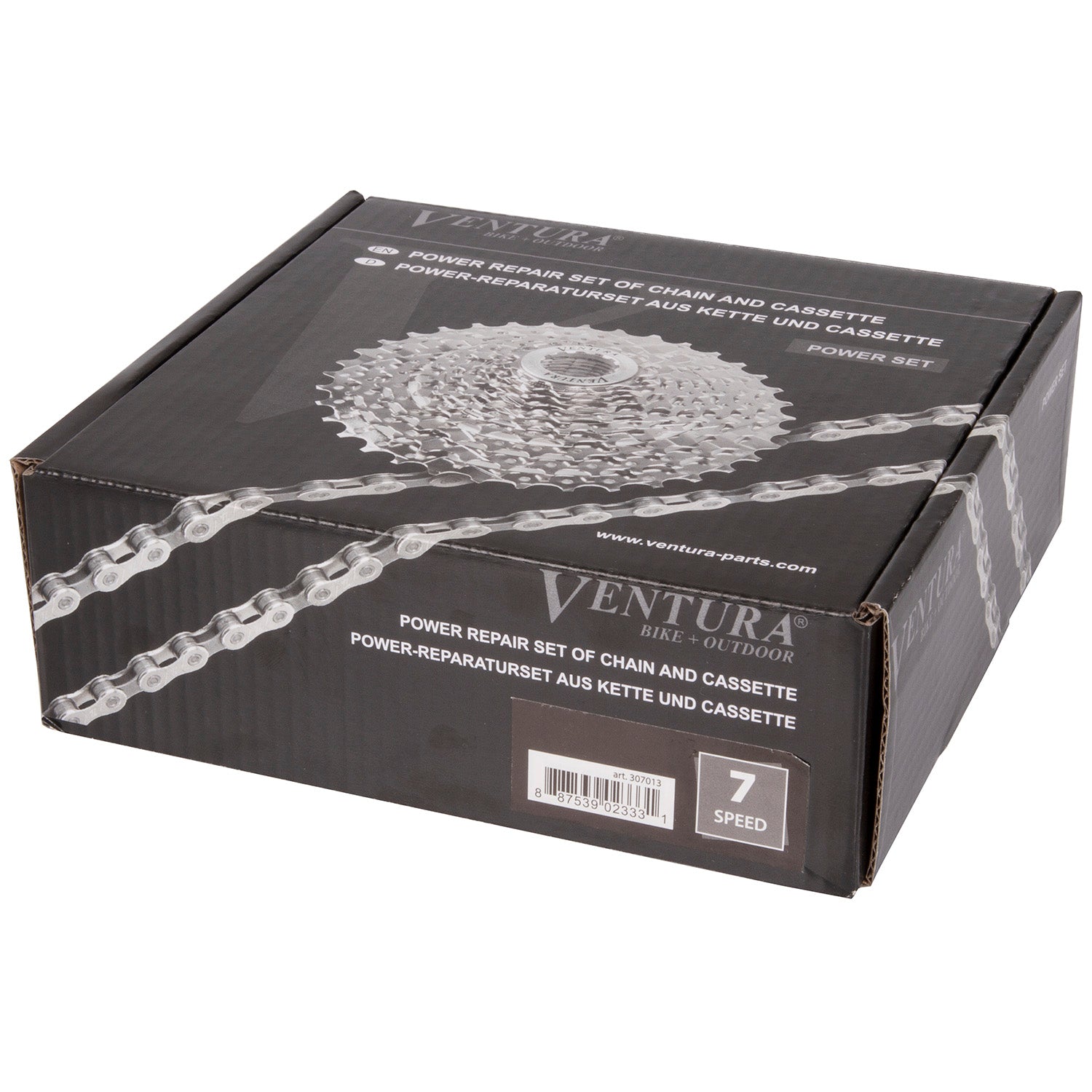 Set Ventura Power 7 velocità con catena e cassetta