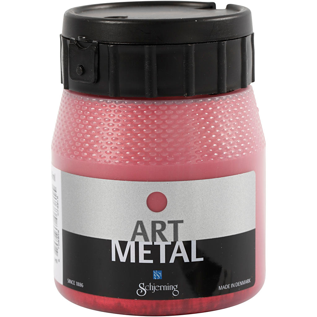 Schjerning hobby paint metalizado, rojo lava (5112), 250 ml 1 botella