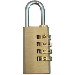 Padlock viso cl4comno 4 digits 28 mm gold