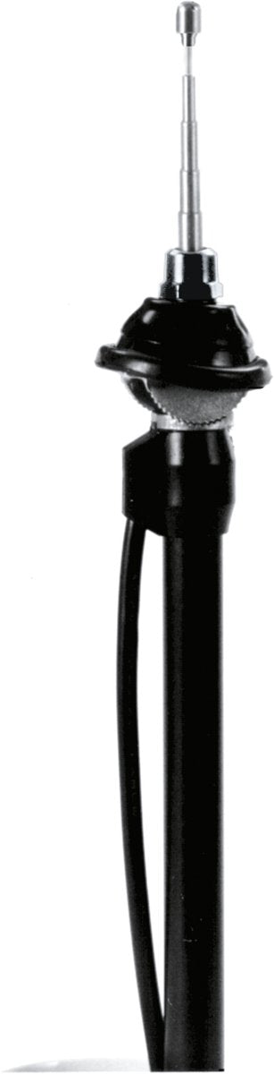 Antenna telescopica Carpoint 100 cm - 4 sezioni - cromata - orientabile 0-30° - retrattile - ricezione radio migliorata