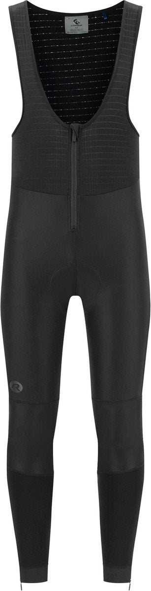 Rogelli deep winter lange fietsbroek - met bretels - heren - zwart - maat s