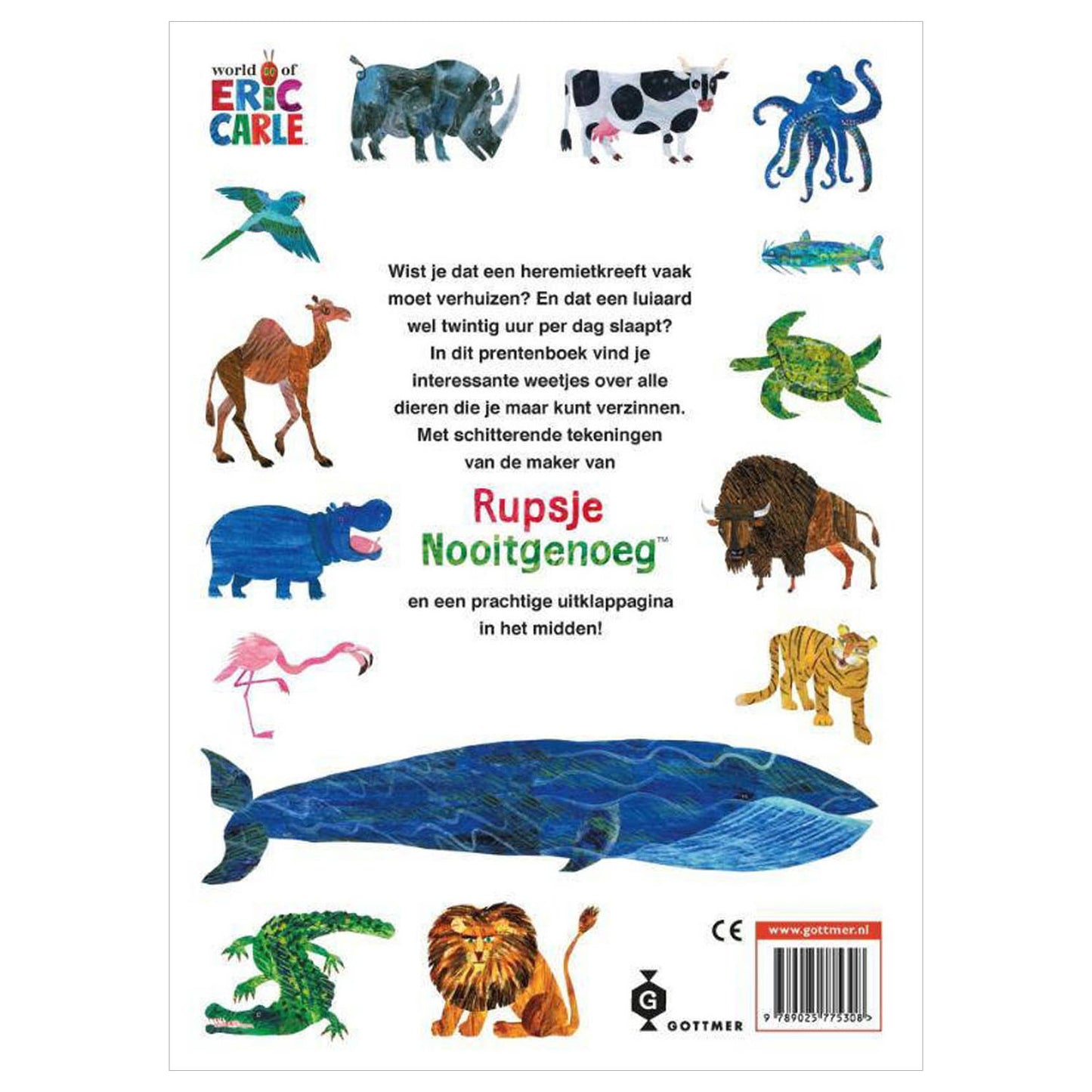 Gottmer uitgevers groep eric carle's grote dierenboek