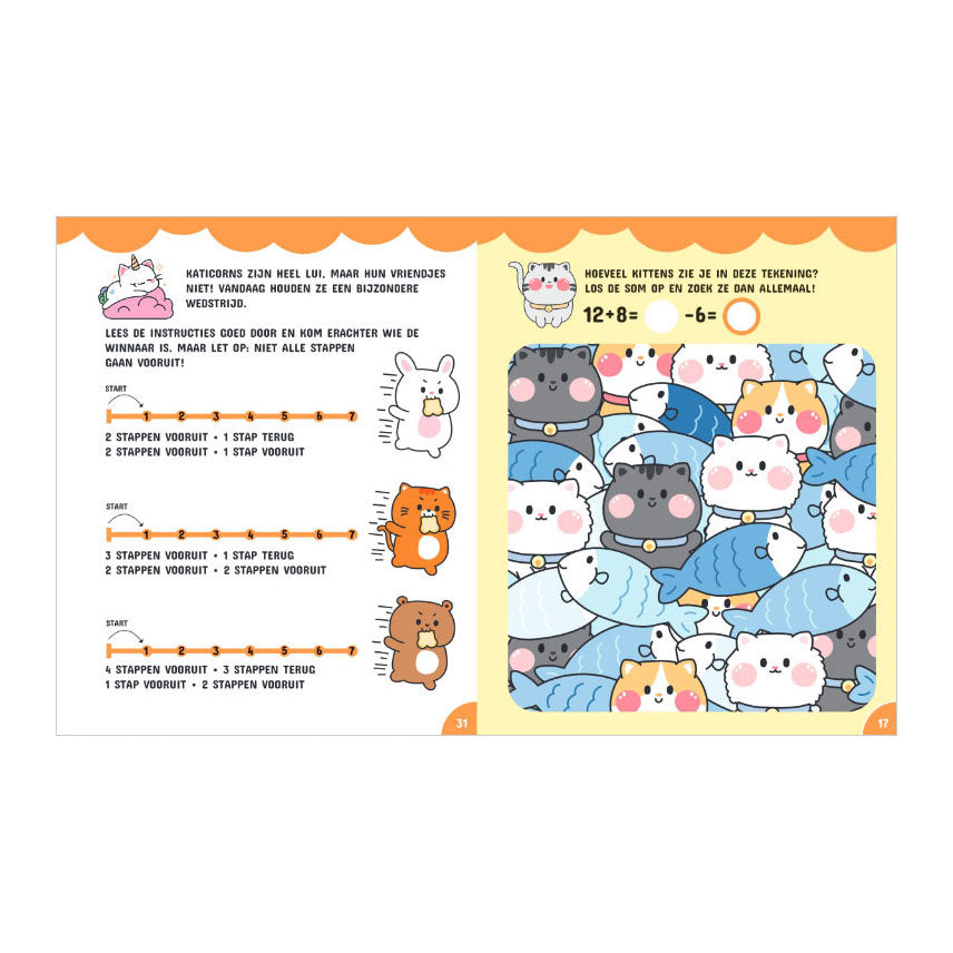 Gottmer uitgevers groep kawaii kittens friends activiteitenboek