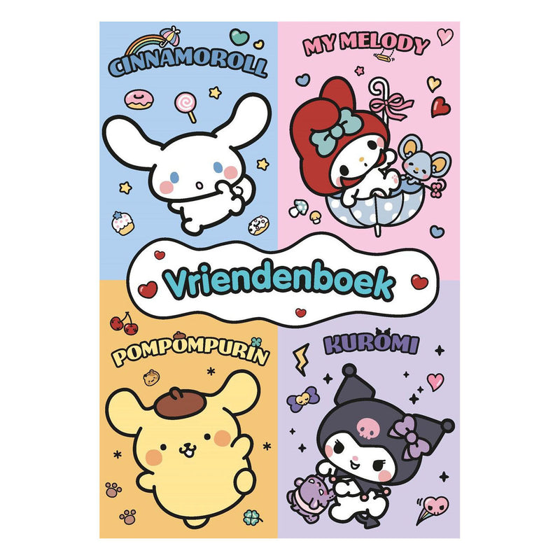 Hello kitty cinnamoroll vriendjes - vriendenboekje