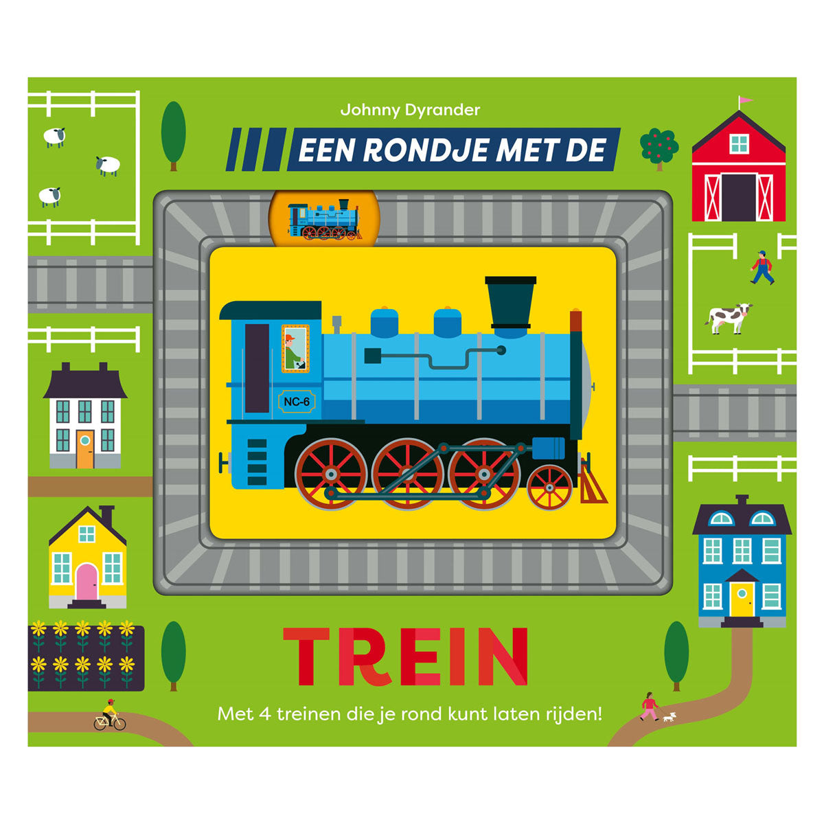 Gottmer uitgevers groep een rondje met de trein - kartonboekje