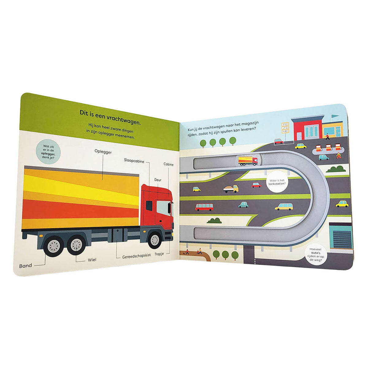 Gottmer uitgevers groep een rondje met de vrachtwagen - kartonboekje