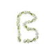 Garland de rosas de albahaca - Flower Streng - Blanco
