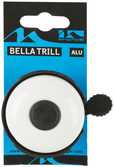 M-Wave Bicycle Bell Bella Trill Ø53 mm White