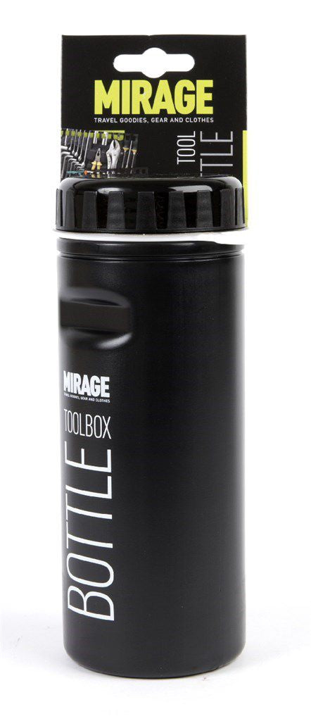 Mirage Tools caja de herramientas botella de agua 500ml negro en la tarjeta