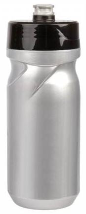 PoliSport Bidon con tornillo de tornillo S600 600 ml de plata de plata