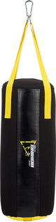 Avento punching bag - 20 kg 100 cm - black yellow