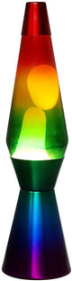 Lámpara de lava arcoiris
