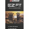 Edge telefoonhouder ez fit - 360° - siliconen - zwart