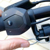 Widek e-bike bel zwart op kaart