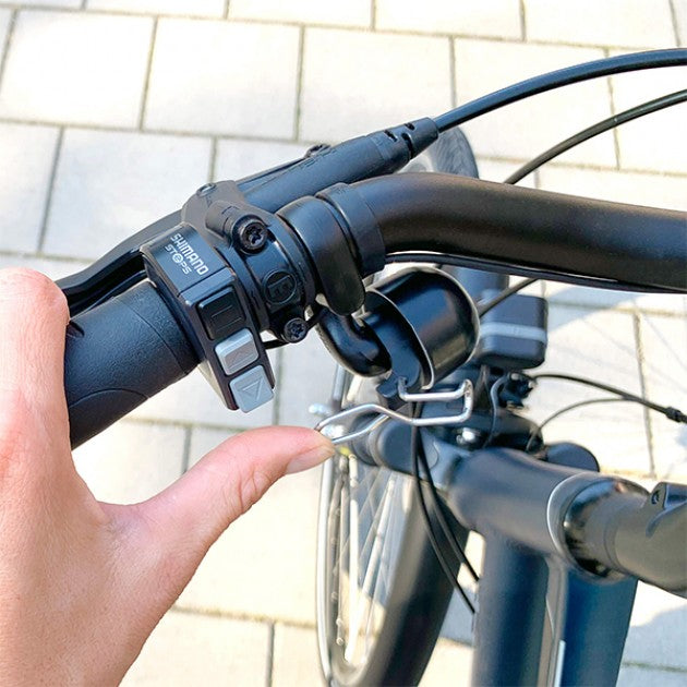 Widek e-bike bel zwart op kaart