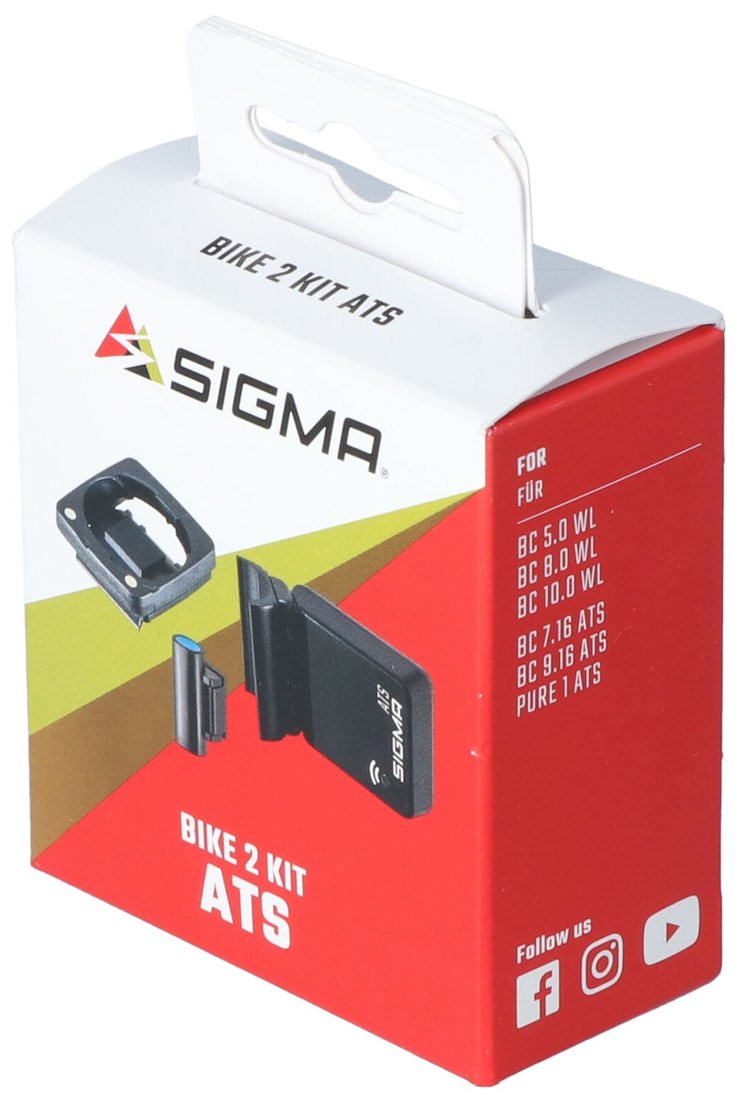 Snelheidszenderset Sigma ATS (sensor + magneet + houder)