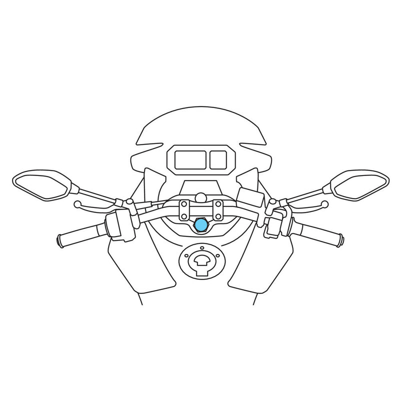 Lampa Opti Tube stuurbuisbevestiging voor motorfietsen ø10-13,3 mm