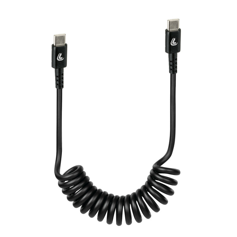 Cavo a molla LampA USB Type-C> Type-C 100 cm