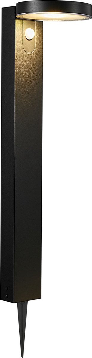 Nordlux rica round-jardin post-solar-modulo LED-negro