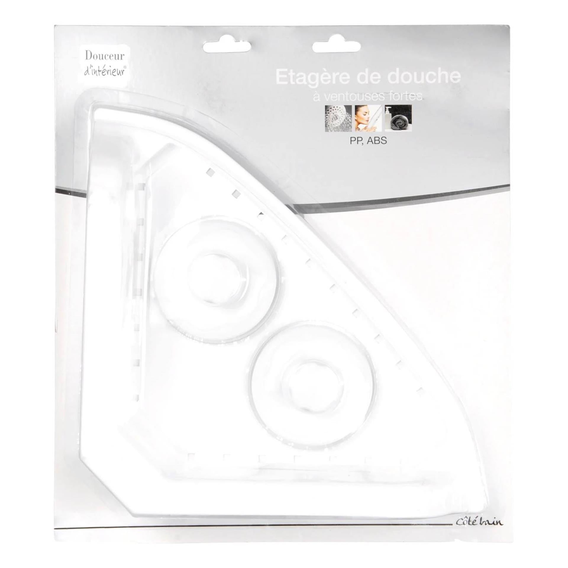 Douceur d'intã©rieur jabonera modelo rinconera plástico blanco