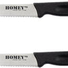 Homeij homey's mölti cuchillo de mesa 2 piezas en cartulina