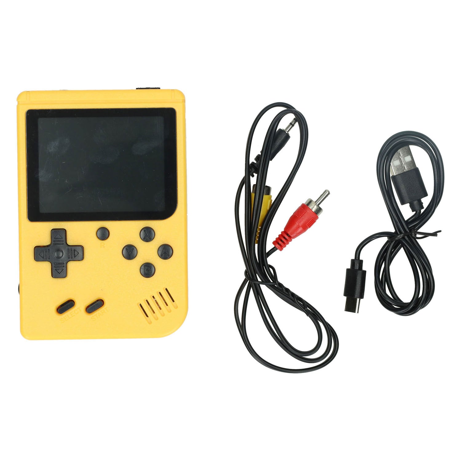 Gamebox - console di gioco portatile con 200 giochi - gialla