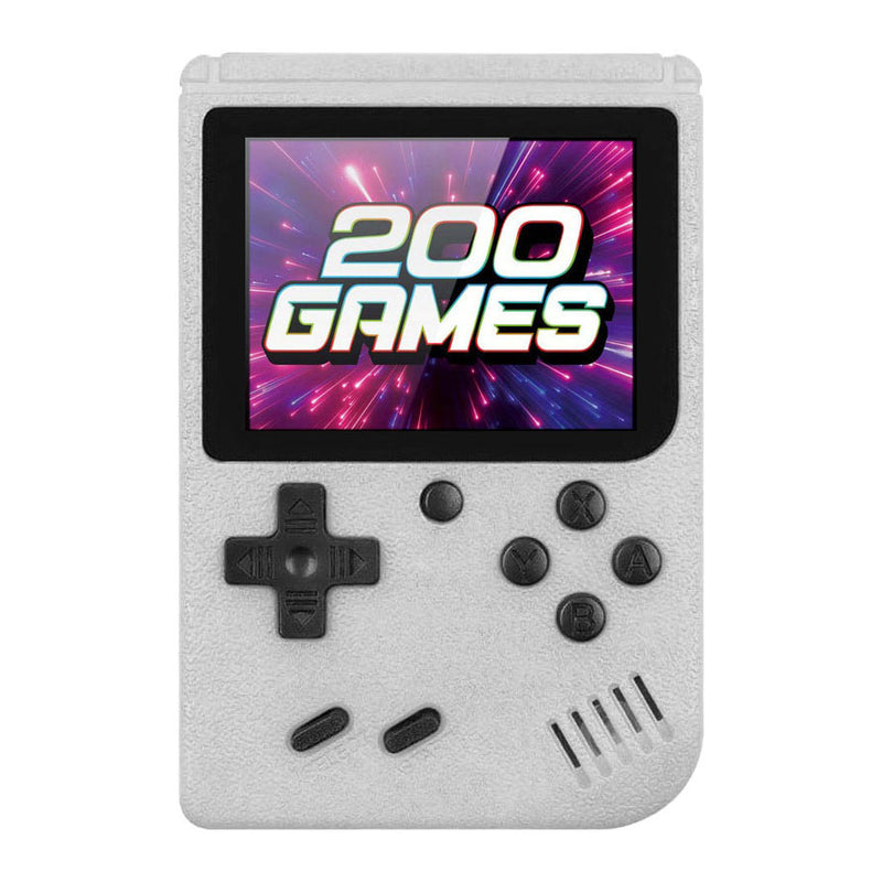 Gamebox - console di gioco portatile con 200 giochi - bianco