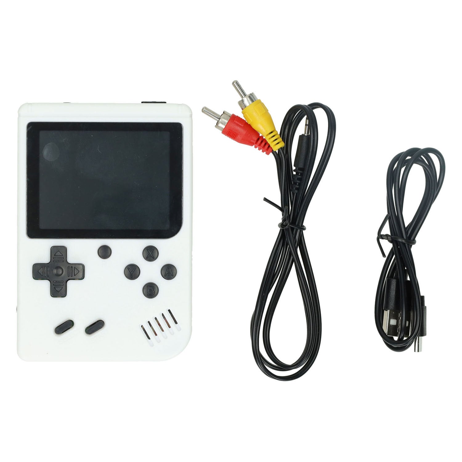 Gamebox - console di gioco portatile con 200 giochi - bianco